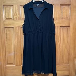Torrid Black Dress Size 4X Lined